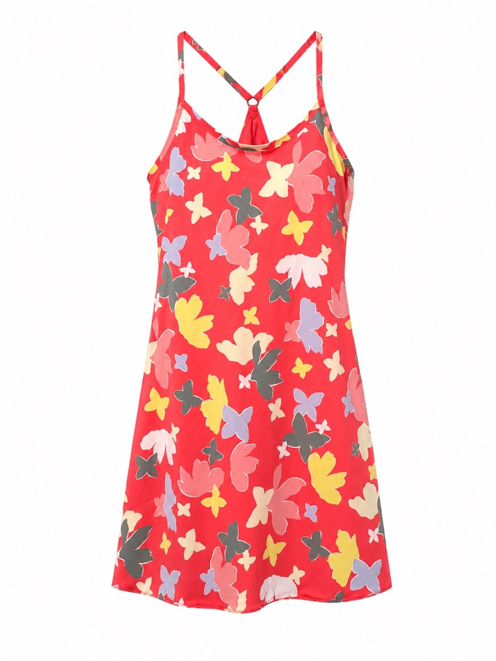 Outdoor Voices Exercise Dress Butterfly Print Built-In Shorts Size S